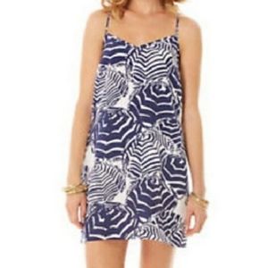 NWOT Lilly Pulitzer Silk Dusk Dress Oh Cabana Boy